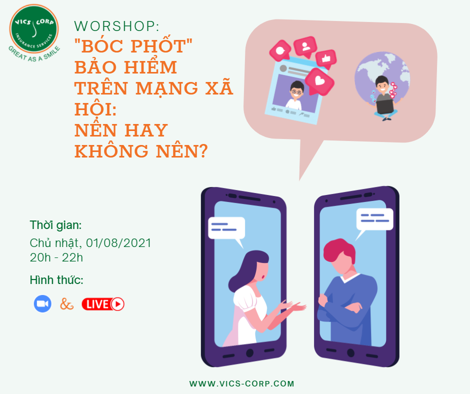 Workshop: “Bóc phốt” bảo hiểm trên mạng xã hội – Nên hay không? 